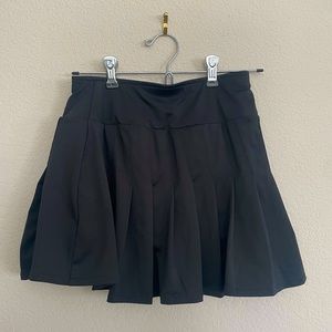 Black pleated tennis skirt size XS